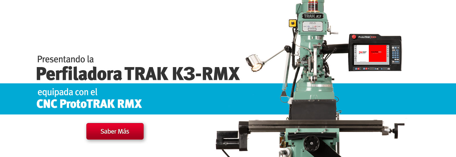 TRAK Knee Mills featuring the ProtoTRAK CNC
